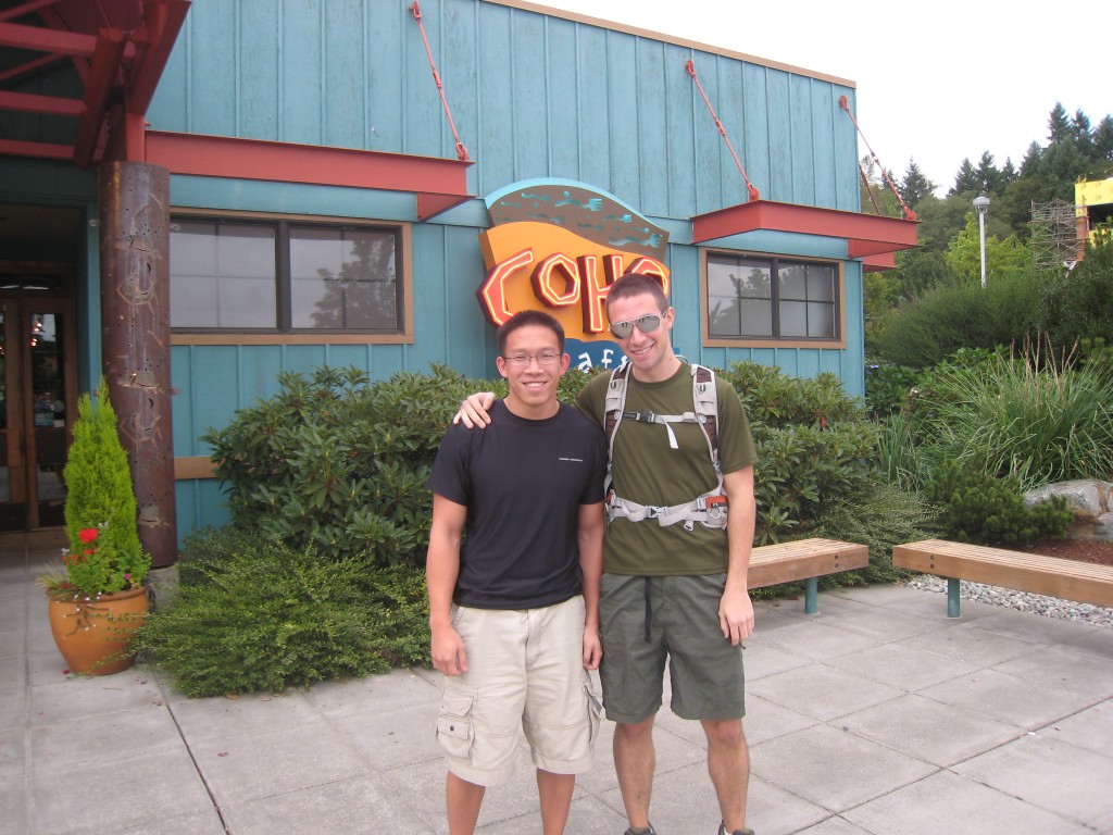 Al and Mike outside Coho